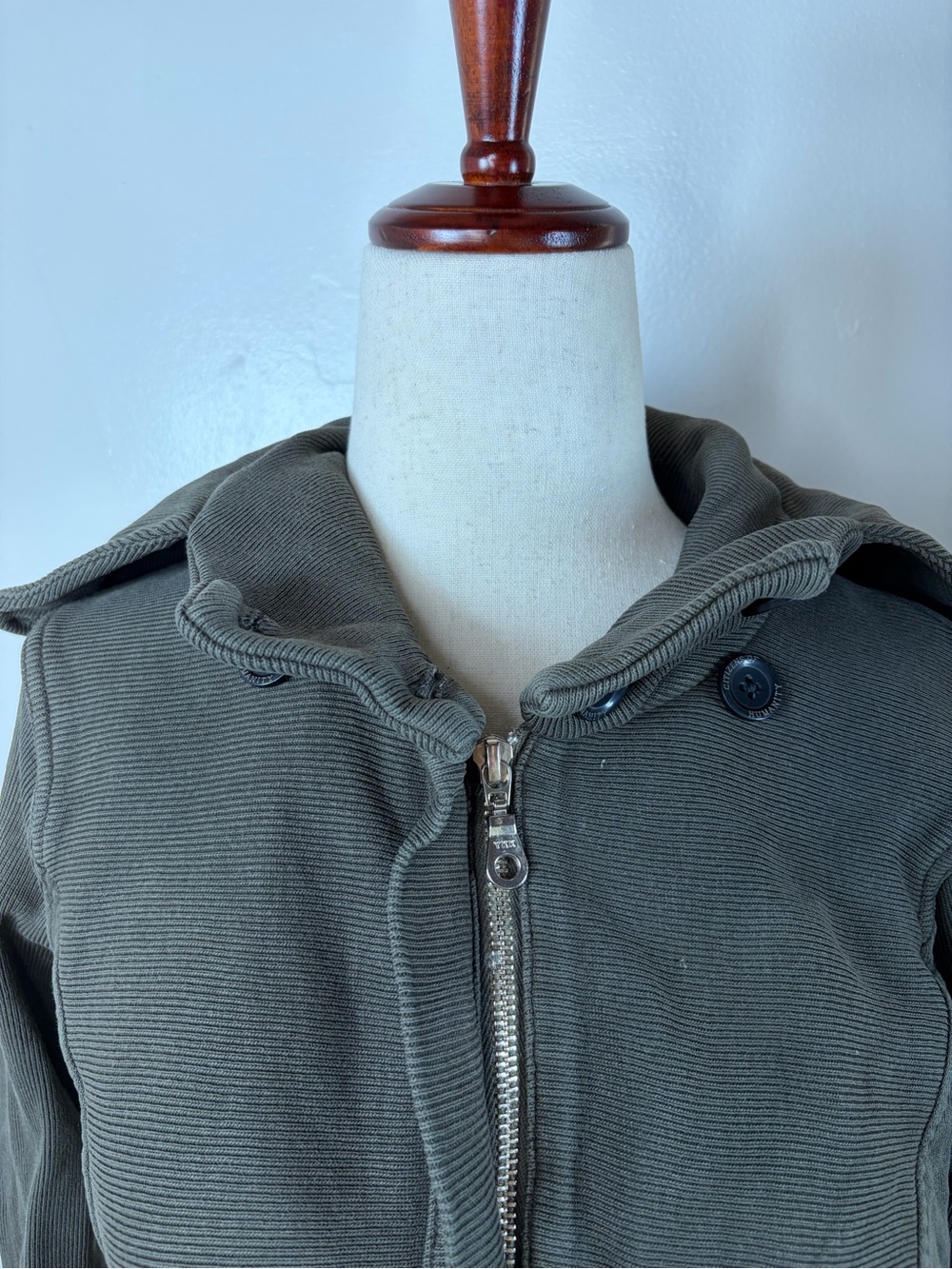 Citizens of Humanity Collared Half Zip Tunic Sweatshirt - Picture 8 of 10
